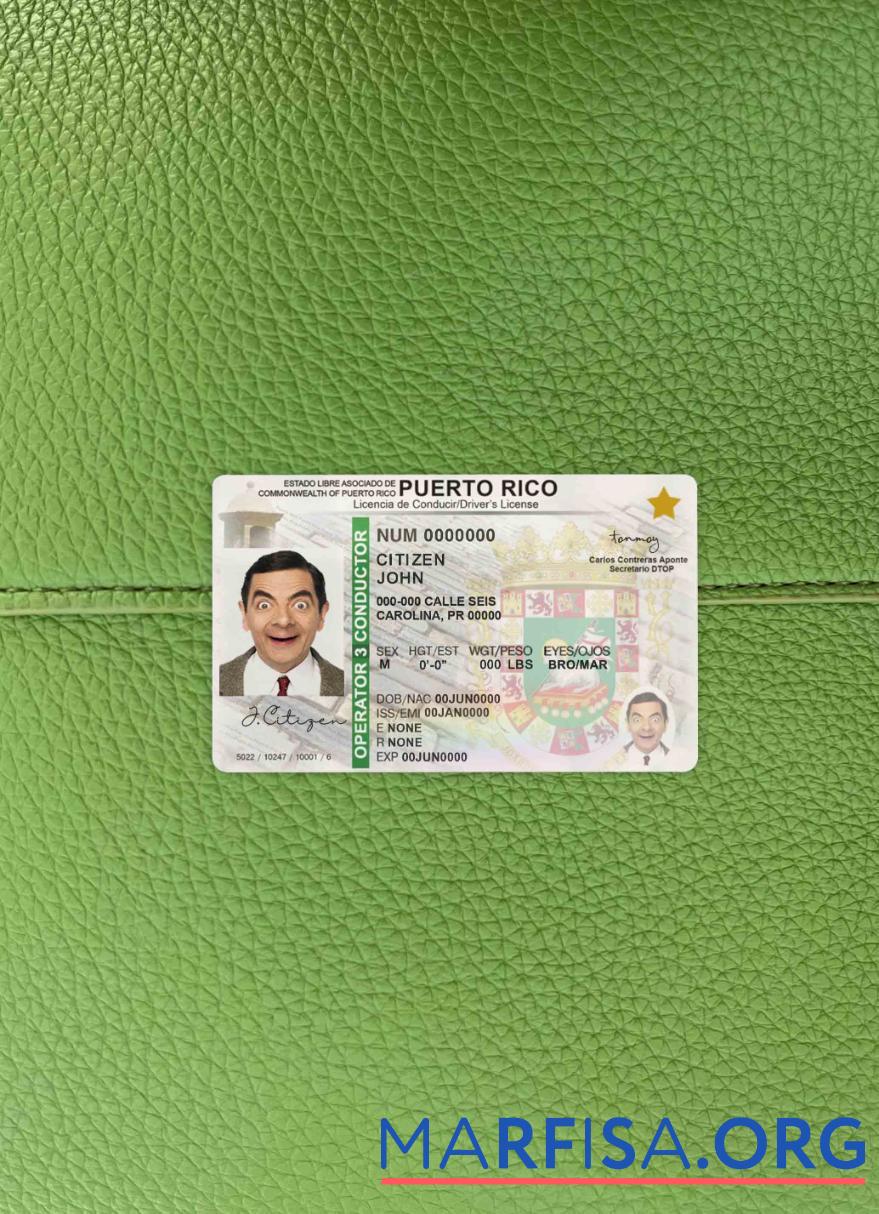 Downloadable Puerto Rico DL photolook download for verification